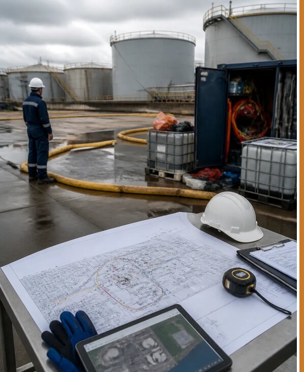 Разработка плана ликвидации разливов нефти в Апатитах